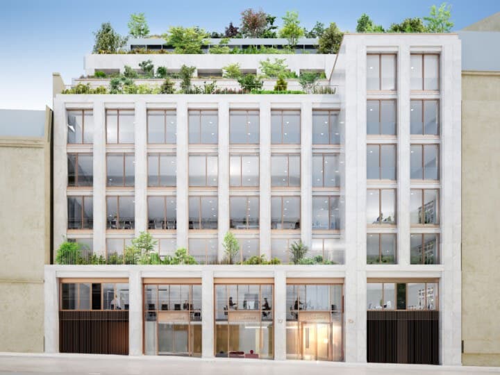 27-29 Chateaubriand — vue du projet