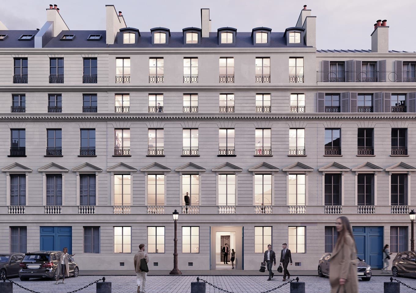 4 place du Palais Bourbon — vue du projet
