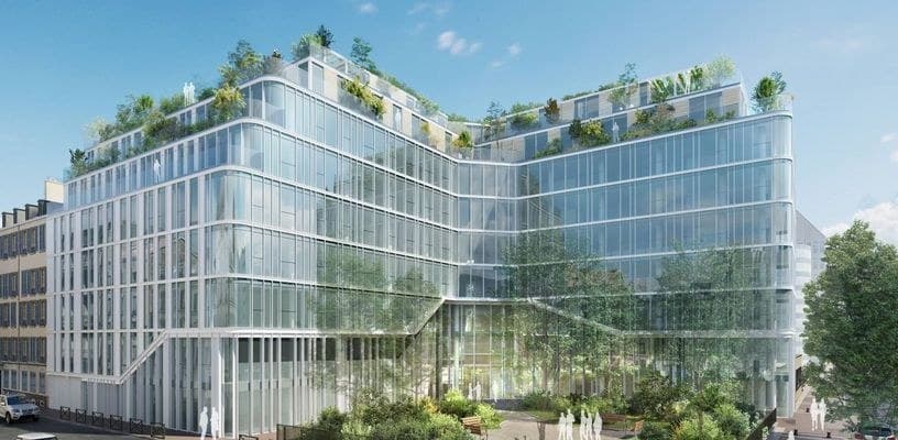 Atland, rue Chaptal — Levallois-Perret — vue du projet
