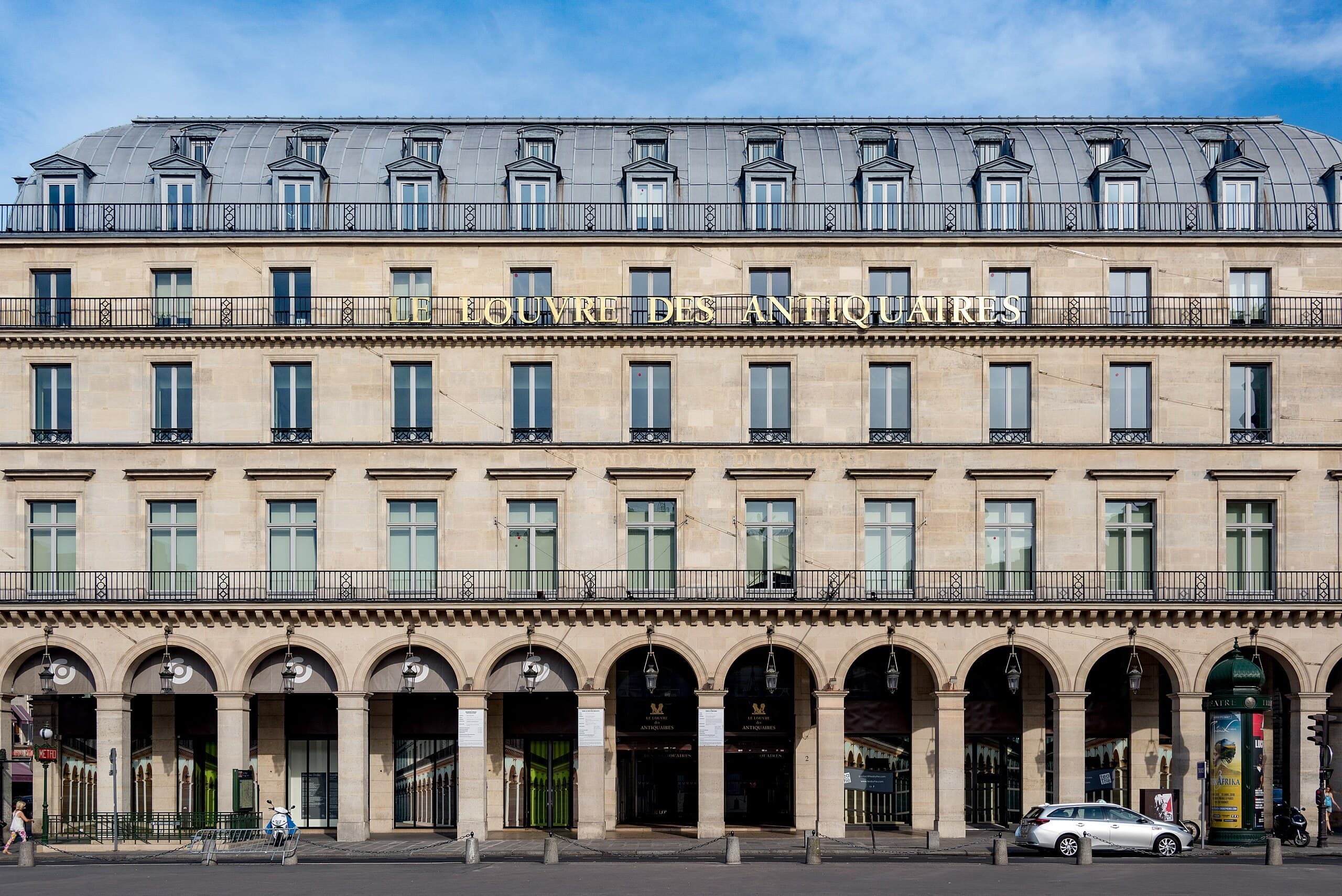 Fondation Cartier, Louvre des Antiquaires — vue du projet